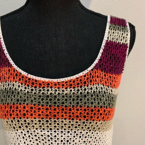 Maurices Crochet/ netted tank Sz L - Picture 2 of 8